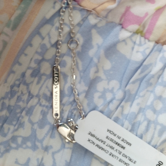 Kendra Scott 'Davis' Sterling Silver Luxe Charm Necklace - Picture 7 of 9